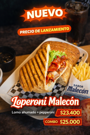 SANDWICH LOPERONI MALECÓN